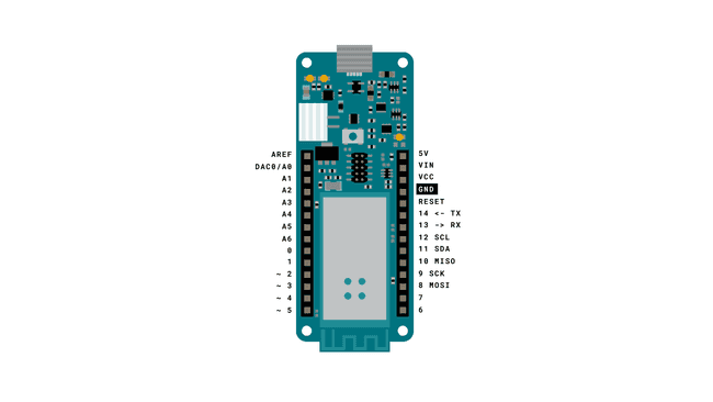 Simple circuit consisting of only the board.