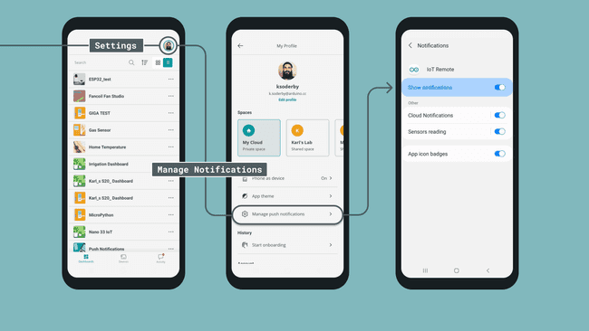 Set up IoT Remote App.