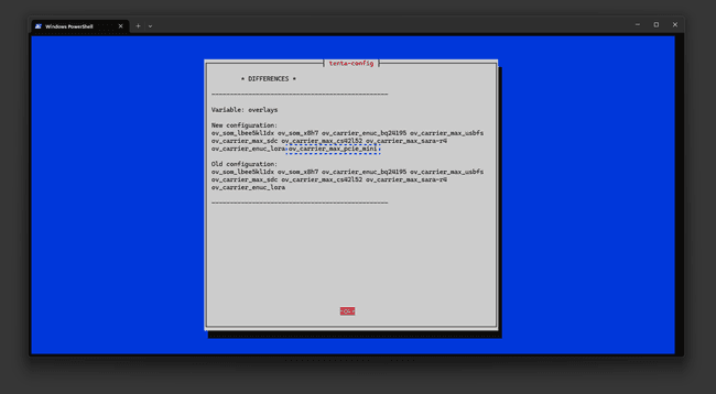 Portenta Max Carrier mPCIe Overlay Configuration - Applied Changes