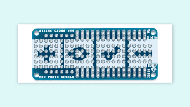 The Arduino® MKR Proto Shield.