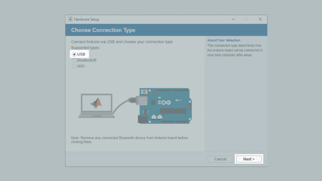 Selection of Connection Type