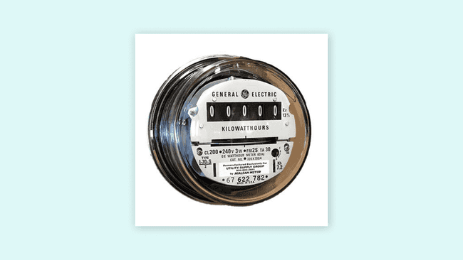 An analog energy meter (source: General Electric)