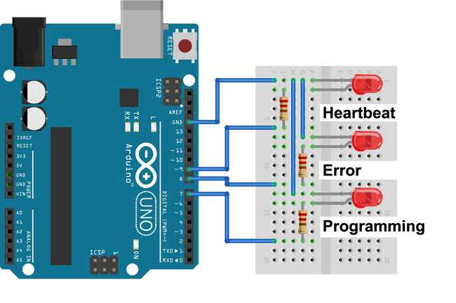 Arduino ISP LEDSOK