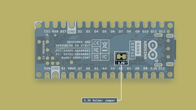 3.3 V Solder Jumper